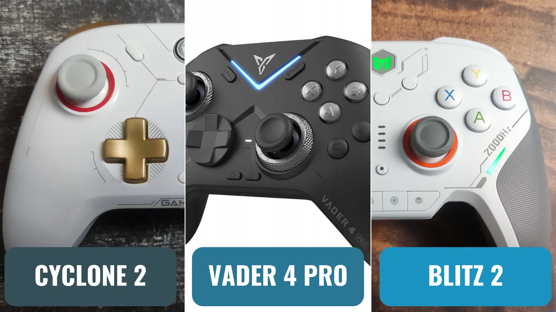 cyclone2 vs vader4pro vs blitz2