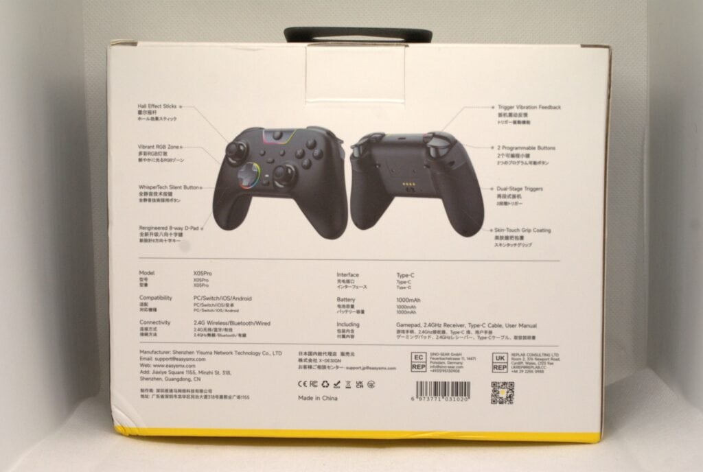 test EasySMX X05Pro 8