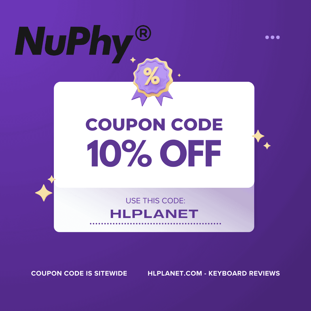 Nuphy coupon discount code offer