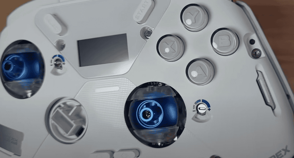 Flydigi Apex 4 stick tension screw holes