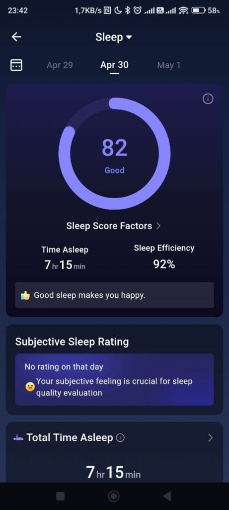 RingConn software for Android