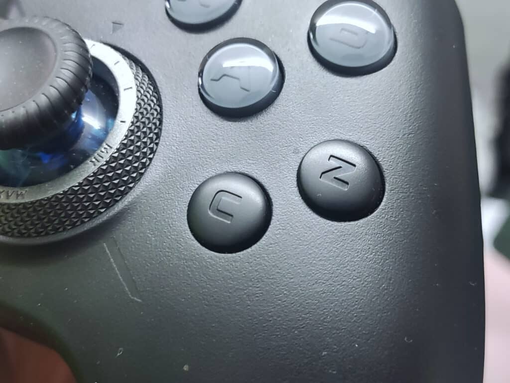 Vader 4 Pro buttons, ABXY and CZ