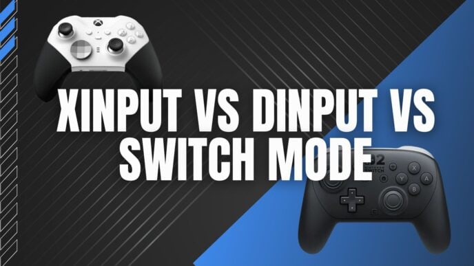 Xinput vs Dinput vs Switch mode