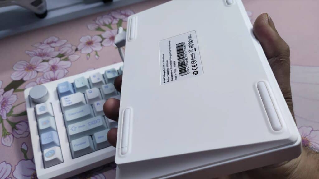 back of the keyboard