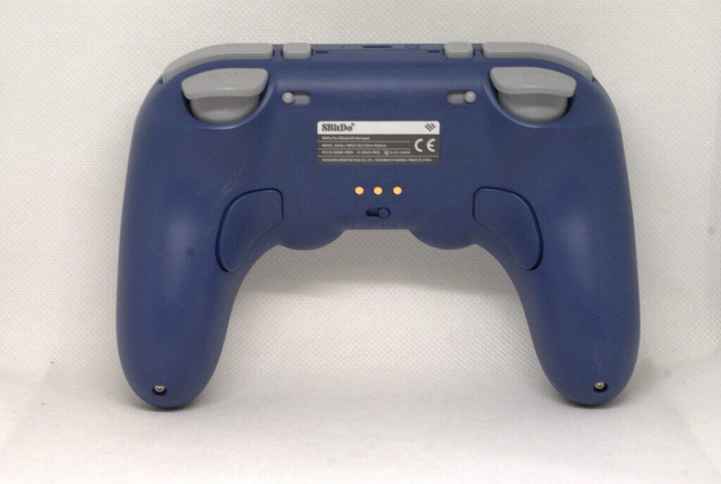 Back of the gamepad
