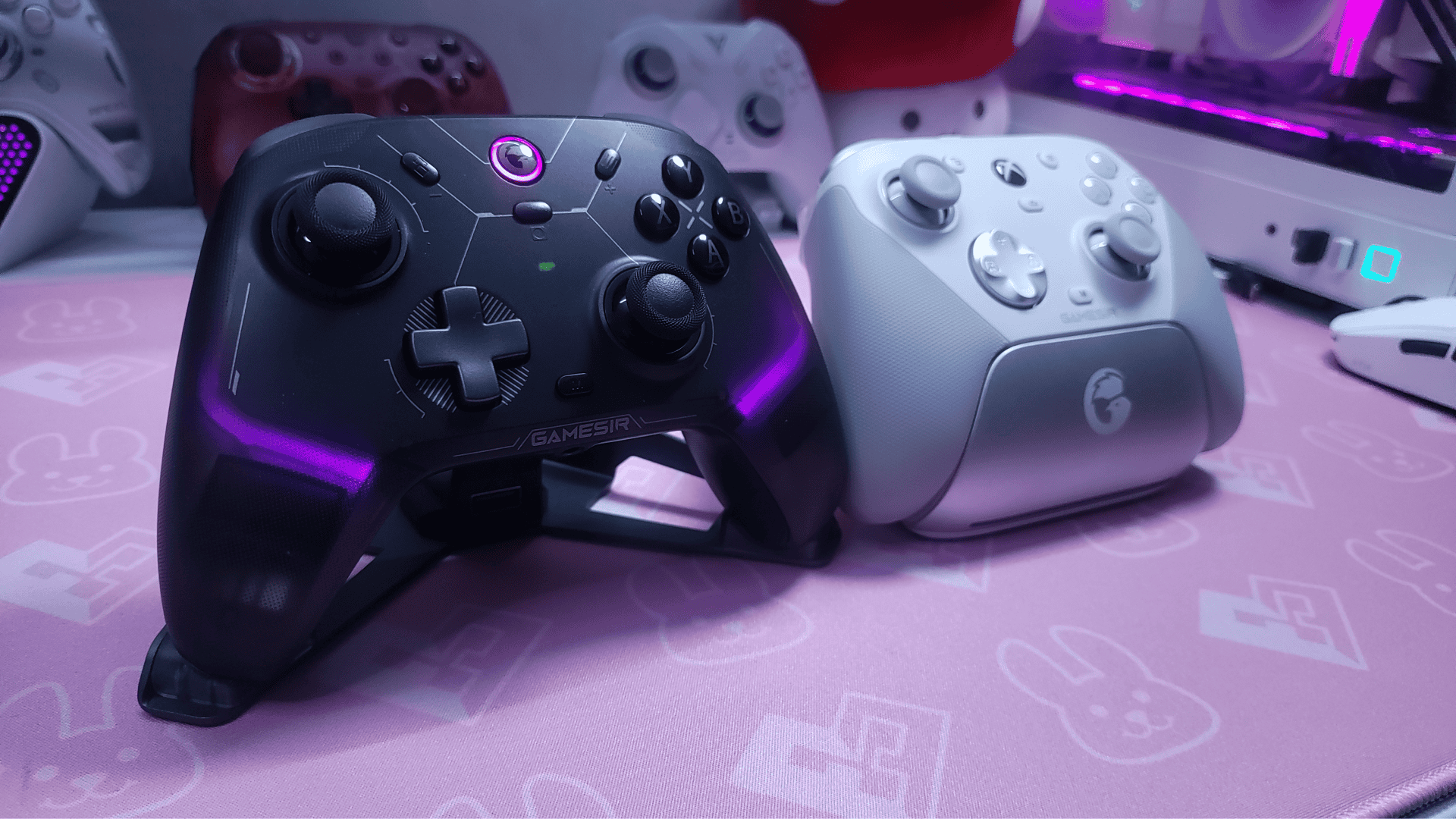 Gamesir G7 Pro and Cyclone 2 side by side