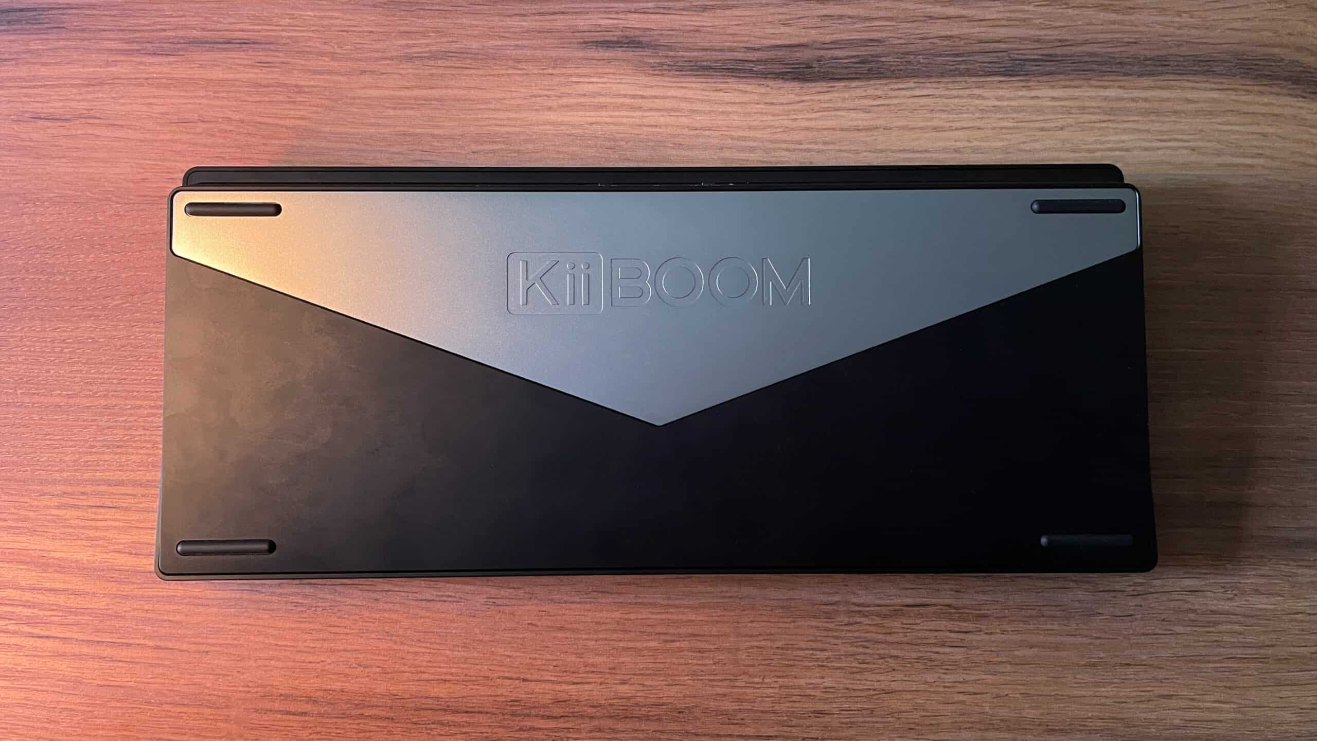 Bottom view of the KiiBOOM Moonshadow V2 showing the weight.