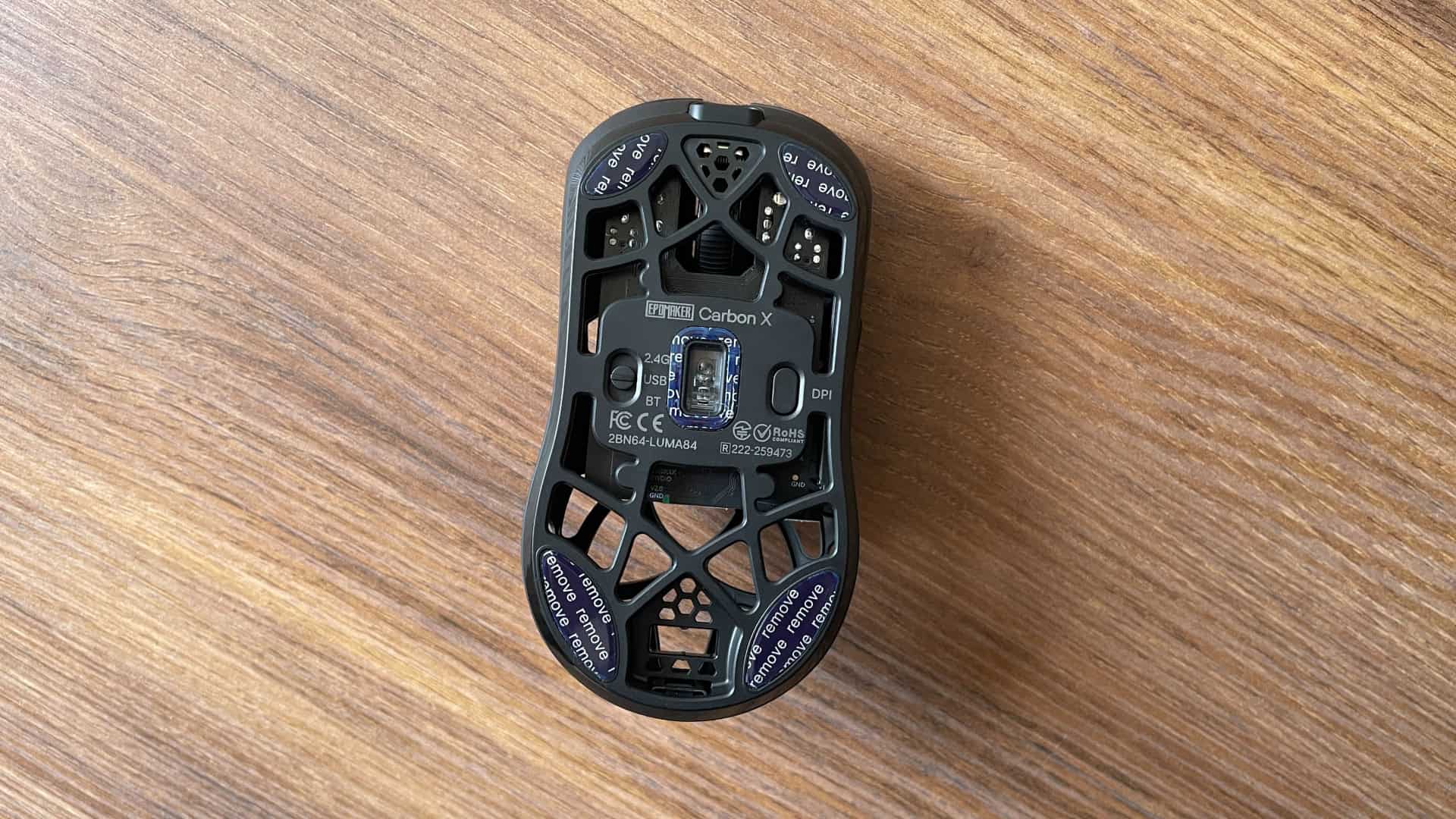 Epomaker Carbon X bottom view