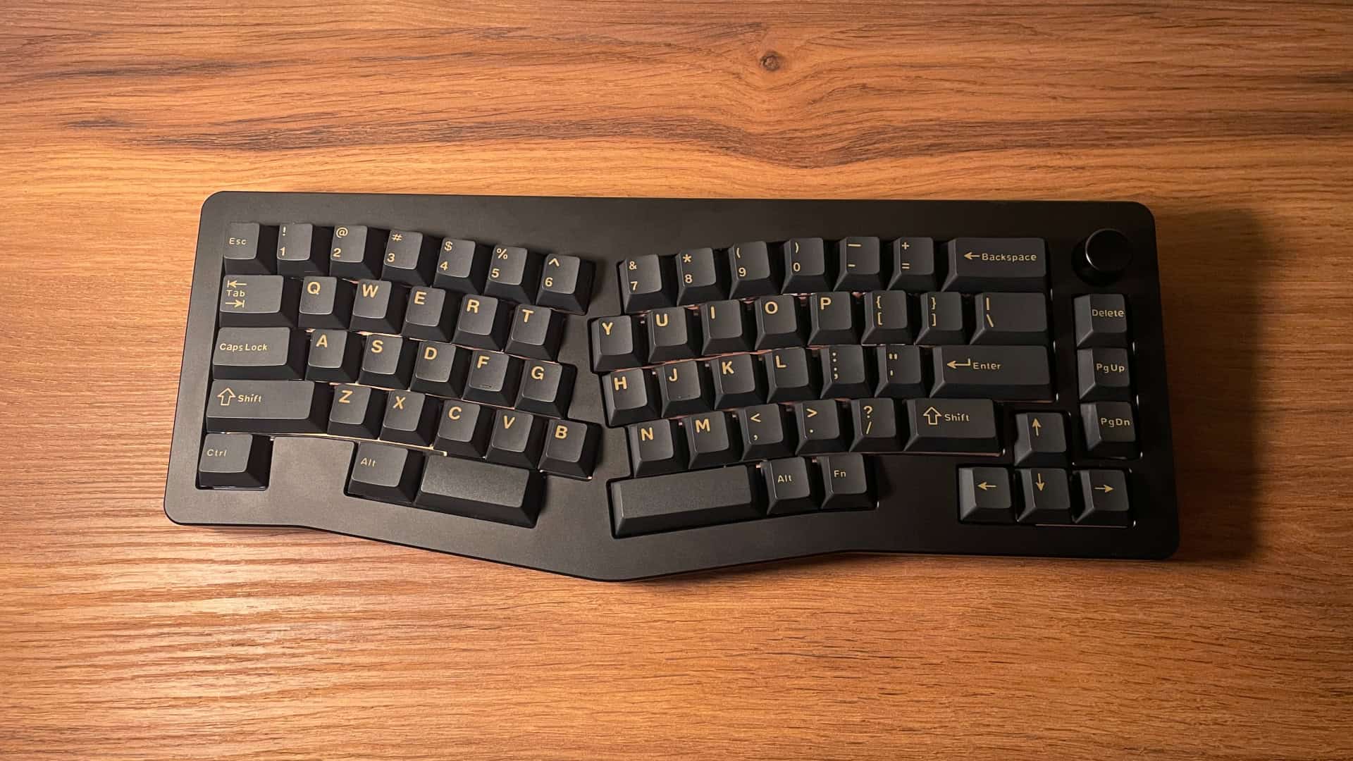 Top-down view of the Epomaker Tide Alice mechanical keyboard, displaying the full layout and allowing a clear look at the keycap design, legends, and overall aesthetic.