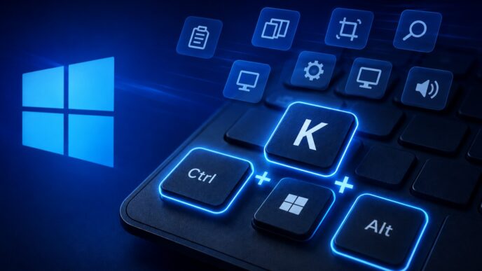 30 shortcuts for Windows listed