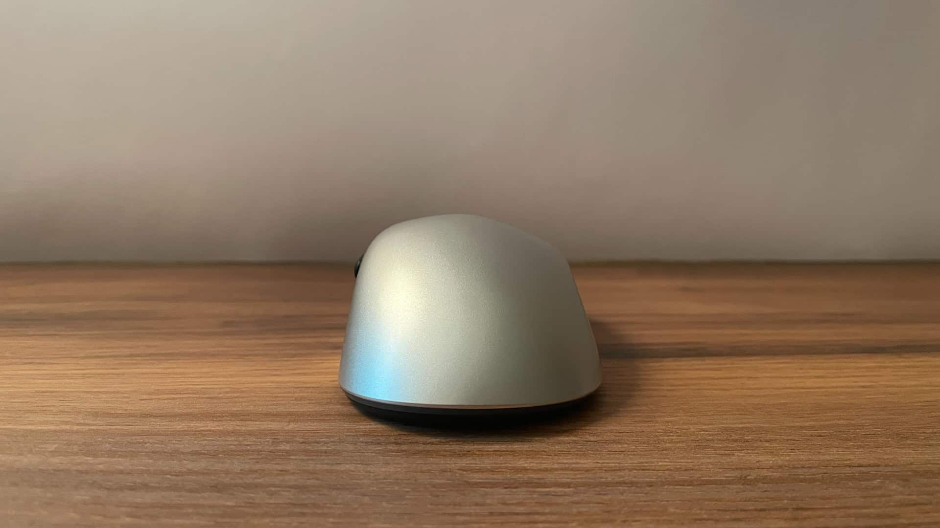 Rear view of the Epomaker Nex Pro ergonomic gaming mouse.