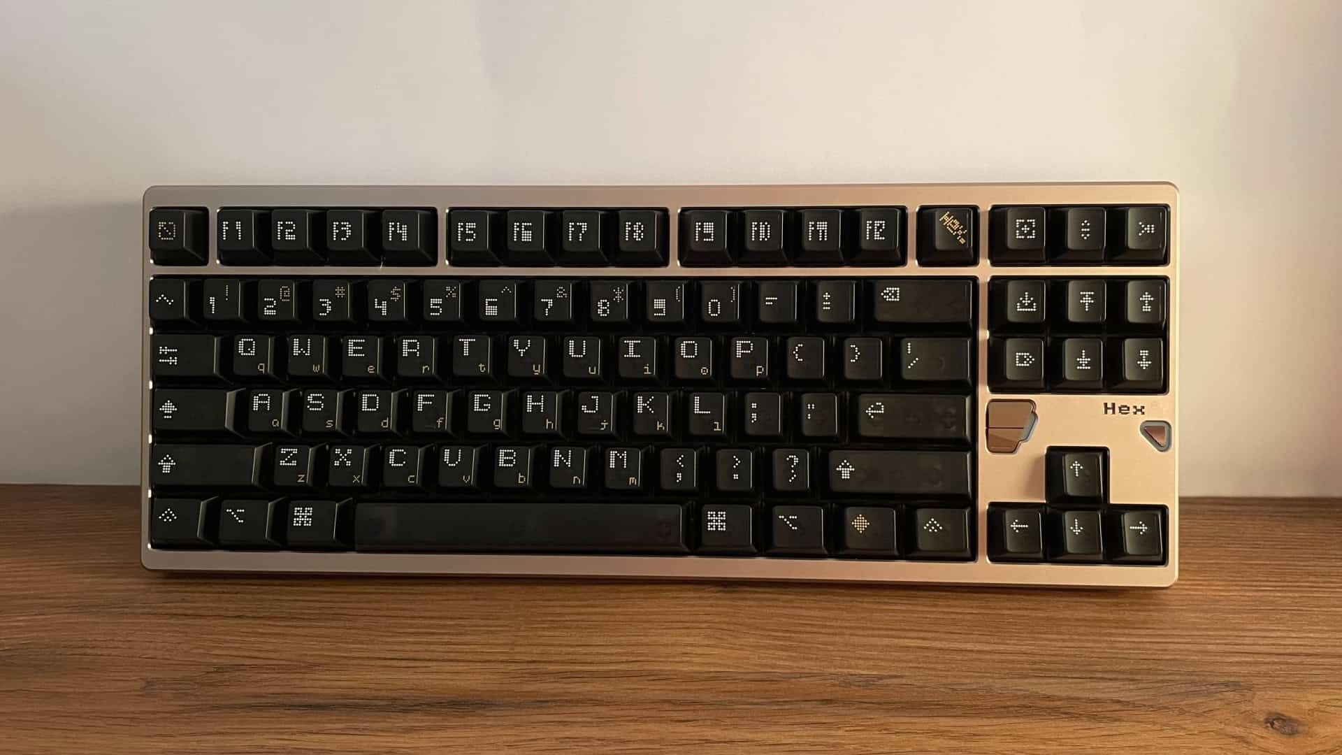 The ATK x QwertyKeys Hex80 Hall Effect keyboard showcasing its aluminum case and overall design.