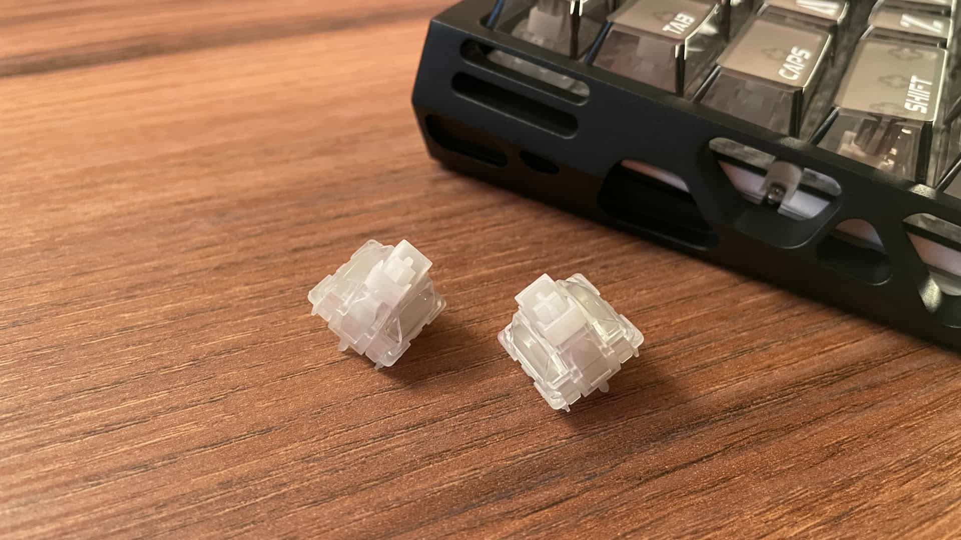 A set of spare switches included with the XVX Trooper63 HE.