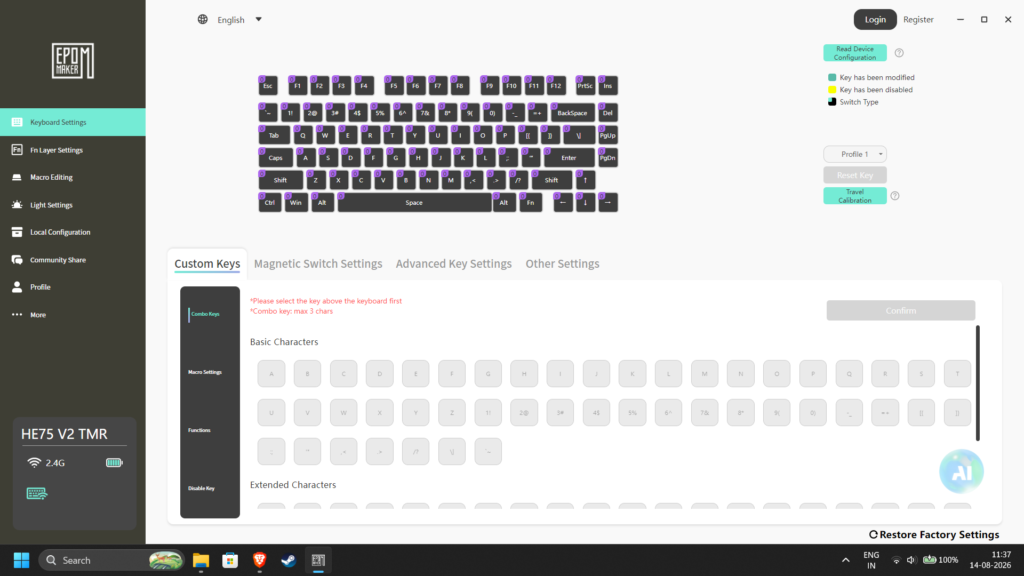 Epomaker HE75 V2 TMR Review - The best of both worlds 24 Screenshot 19