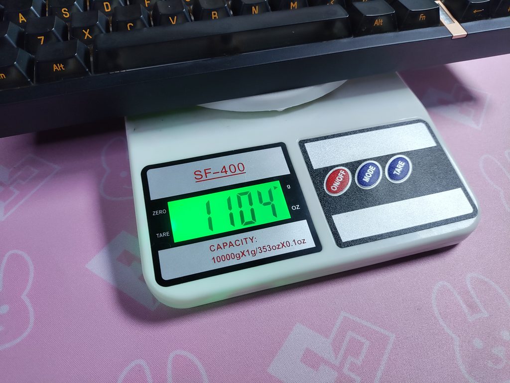 MelGeek Real81 Review - Right Product, Wrong Price 10 Melgeek Real81 weight - 1104g
